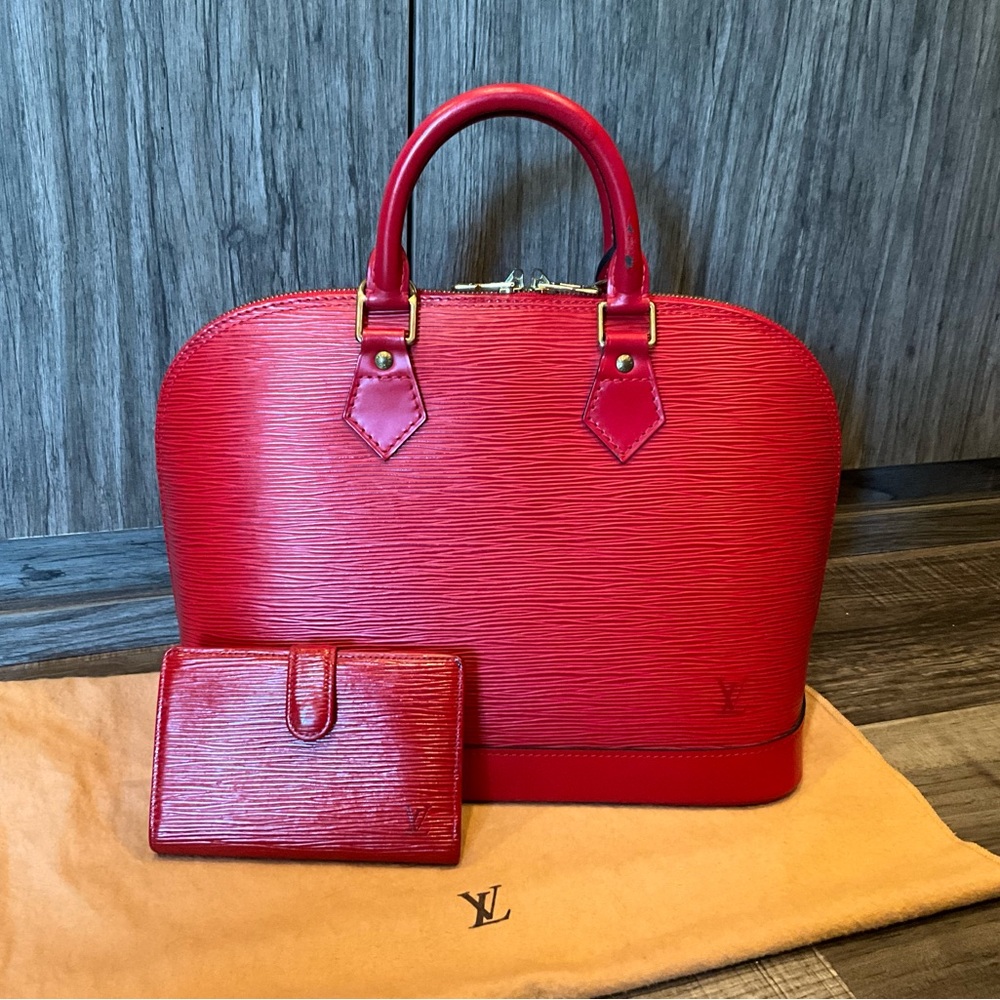 Louis Vuitton Epi Alma 
Purse and Wallet
